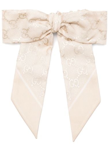 GUCCI - Gg Silk Scrunchie - Gucci - Modalova