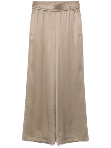 Silk Wide-leg Trousers - Brunello Cucinelli - Modalova