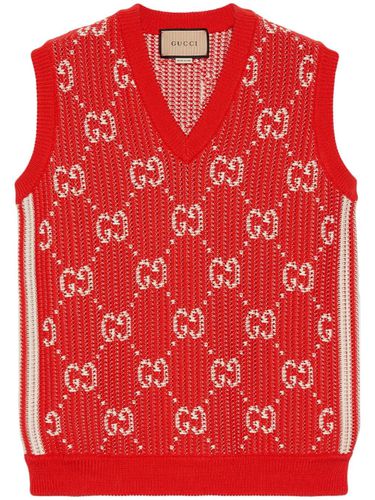 GUCCI - Vest With All-over Logo - Gucci - Modalova