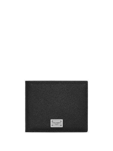DOLCE & GABBANA - Leather Wallet - Dolce & Gabbana - Modalova