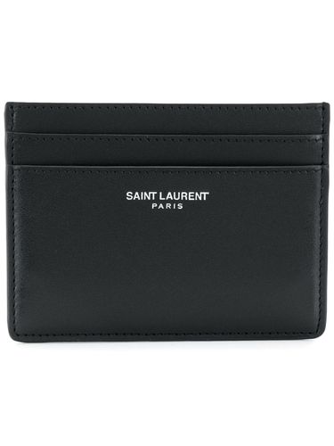 Credit Card Holder With Logo - Saint Laurent - Modalova
