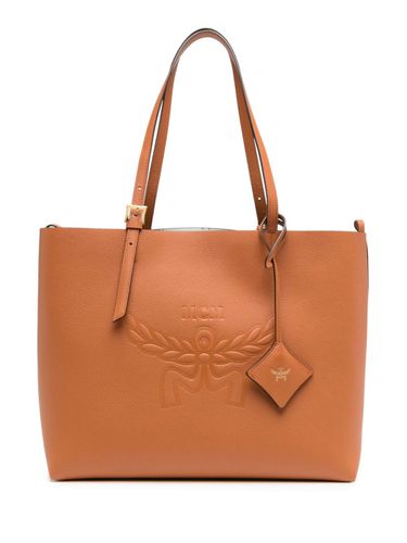 MCM - Shopping Bag With Logo - Mcm - Modalova