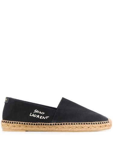 Espadrilles With Logo - Saint Laurent - Modalova