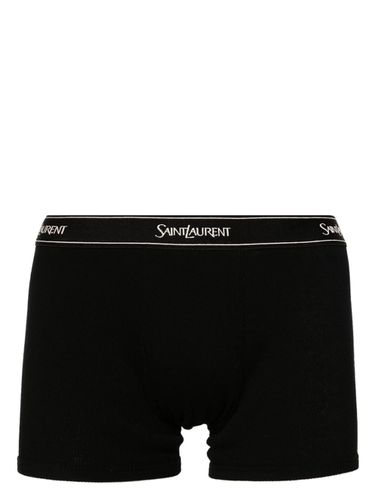 SAINT LAURENT - Shorts With Logo - Saint Laurent - Modalova