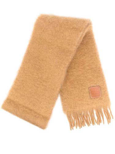 LOEWE - Wool Scarf With Logo - Loewe - Modalova