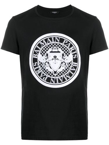 BALMAIN - Cotton T-shirt With Logo - Balmain - Modalova