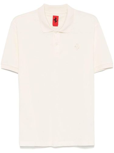 FERRARI - Polo Shirt With Logo - Ferrari - Modalova