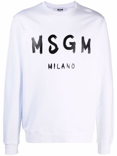 MSGM - Cotton Sweatshirt With Logo - Msgm - Modalova