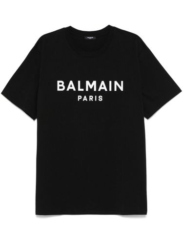 BALMAIN - Cotton Printed T-shirt - Balmain - Modalova