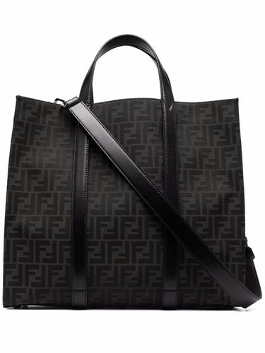 FENDI - Ff Jacquard Shopper Bag - Fendi - Modalova