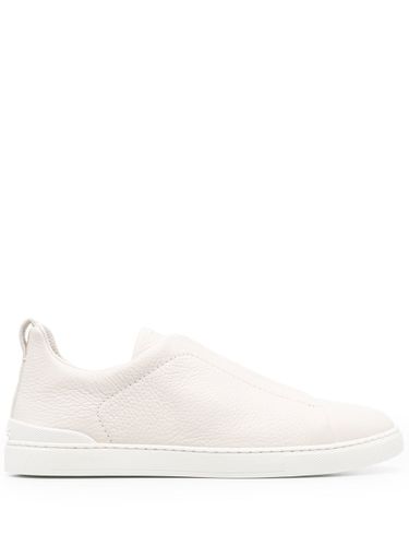 ZEGNA - Leather Sneakers - Zegna - Modalova