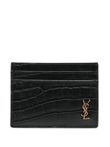 SAINT LAURENT - Leather Card Holder - Saint Laurent - Modalova