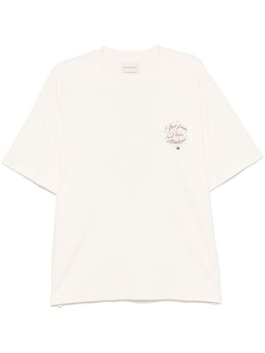 DRÔLE DE MONSIEUR - Cotton T-shirt With Logo - Drôle de Monsieur - Modalova