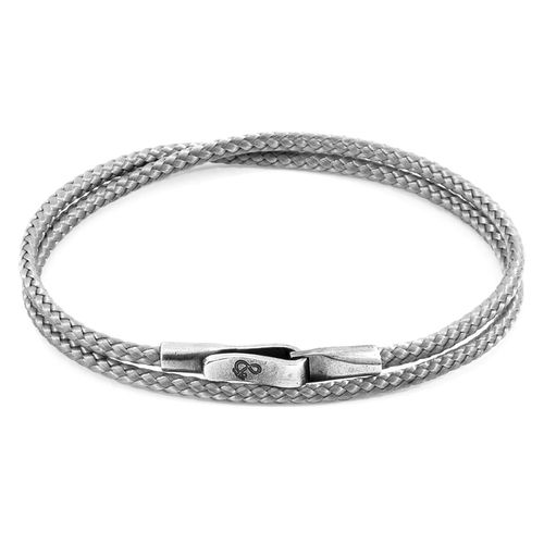 Classic Liverpool Silver and Rope Bracelet - ANCHOR & CREW - Modalova