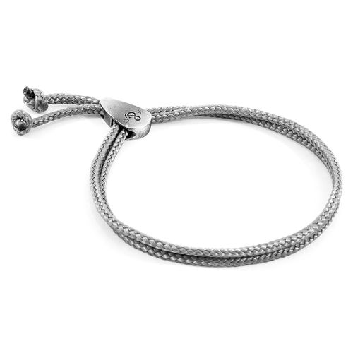 Classic Pembroke Silver and Rope Bracelet - ANCHOR & CREW - Modalova