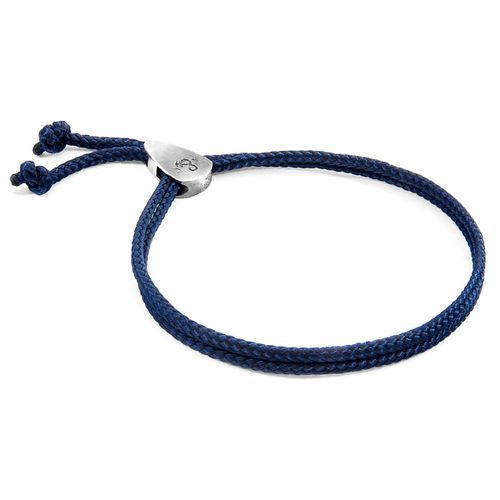 Pembroke Silver and Rope Bracelet - ANCHOR & CREW - Modalova