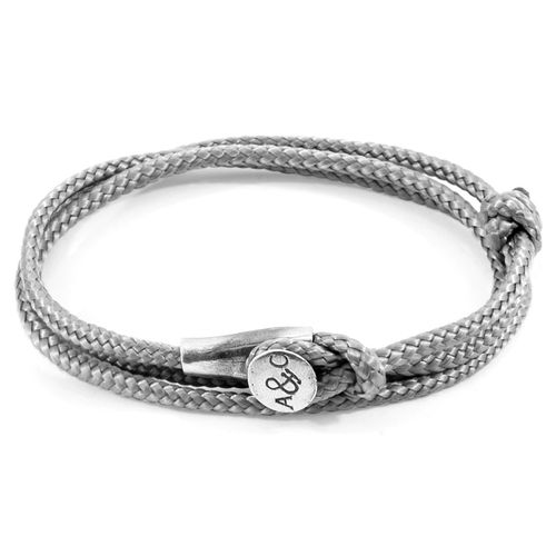 Classic Dundee Silver and Rope Bracelet - ANCHOR & CREW - Modalova