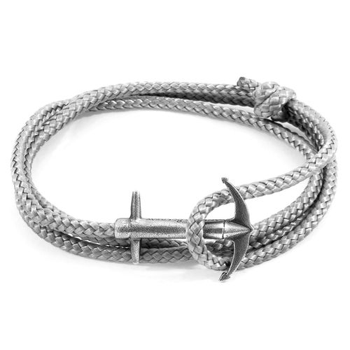 Classic Admiral Anchor Silver and Rope Bracelet - ANCHOR & CREW - Modalova