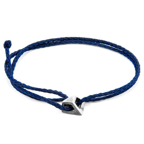 Arthur Silver and Rope SKINNY Bracelet - ANCHOR & CREW - Modalova