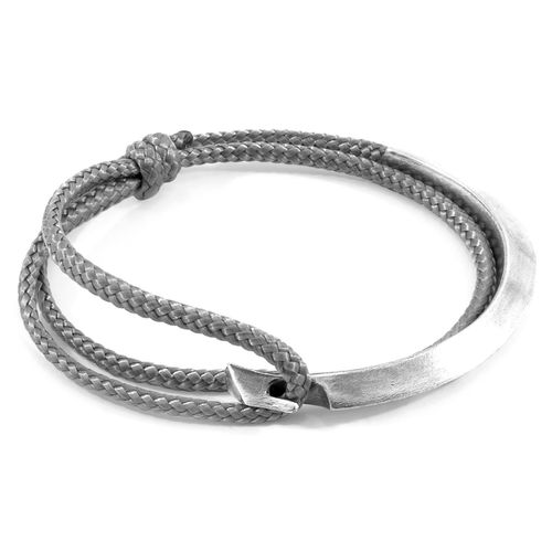 Classic Hove Silver and Rope Bracelet - ANCHOR & CREW - Modalova