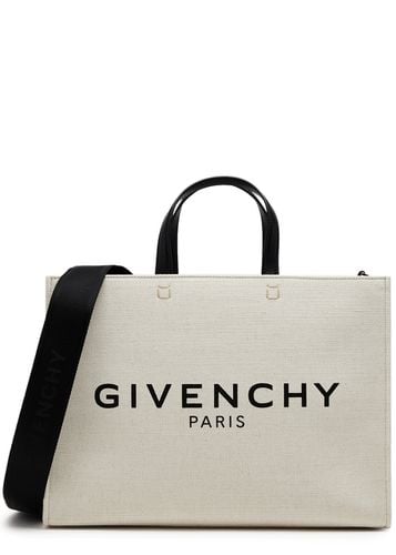 G-Tote Medium Logo Canvas bag - Beige - Givenchy - Modalova
