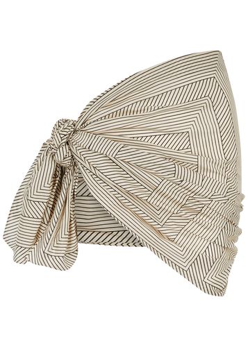 Striped Logo Cotton-blend Sarong - - One Size - Totême - Modalova