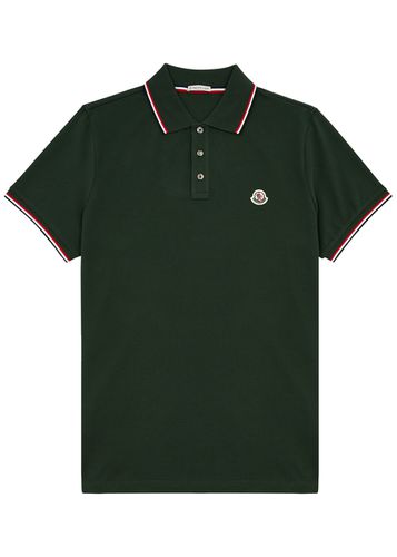 Piqué Cotton Polo Shirt - - L - Moncler - Modalova