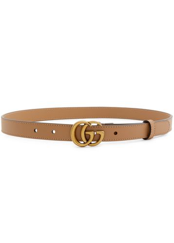 Gucci GG 2cm Leather Belt - Tan - Gucci - Modalova
