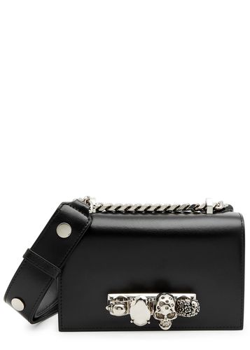 The Biker Jewelled Satchel Mini Leather Shoulder bag - Alexander McQueen - Modalova