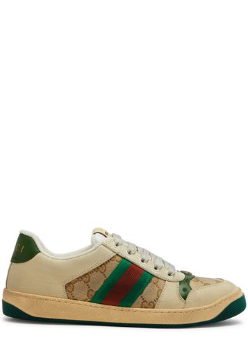 Screener Panelled Nubuck Sneakers - - 2 - Gucci - Modalova