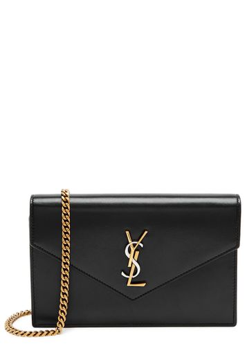 Envelope Leather Wallet on Chain, Leather Wallet - Saint Laurent - Modalova