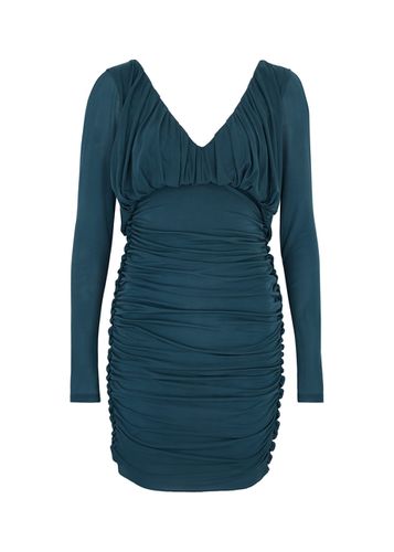 Draped Jersey Mini Dress - - 10 - Saint Laurent - Modalova