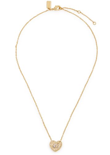 Heart-embellished Logo Necklace - - One Size - Coach - Modalova