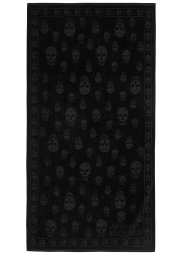 Skull Terry-cotton Towel - Alexander McQueen - Modalova