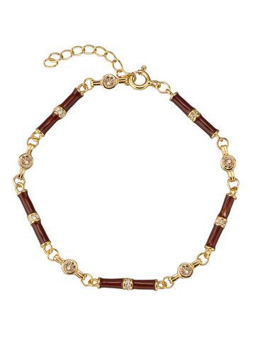 Marlowe Embellished 18kt Gold-plated Bracelet - - One Size - V by Laura Vann - Modalova