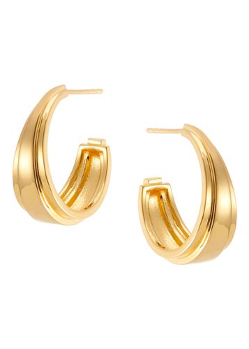 Angelina 18kt -plated Hoop Earrings - One Size - V by Laura Vann - Modalova