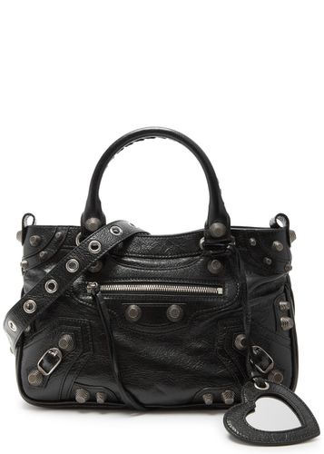 Le Cagole Medium Top Handle Bag, Leather Bag, Black - Balenciaga - Modalova