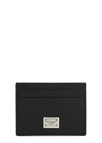 Dolce & Gabbana Logo Leather Card Holder - Dolce&gabbana - Modalova