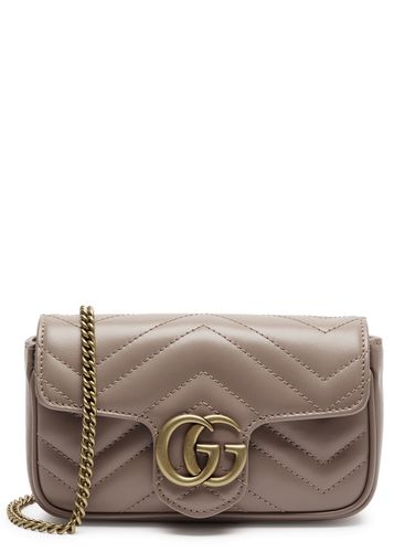 GG Marmont Supermini Cross Body Bag, Leather Bag - Gucci - Modalova