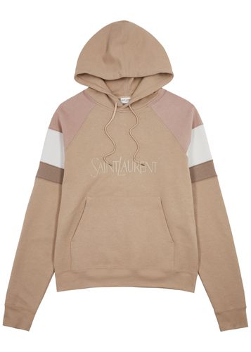 Logo Hooded Cotton Sweatshirt - - M - Saint Laurent - Modalova