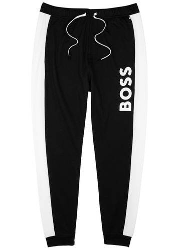 Logo-print Striped Jersey Sweatpants - - L - Boss - Modalova