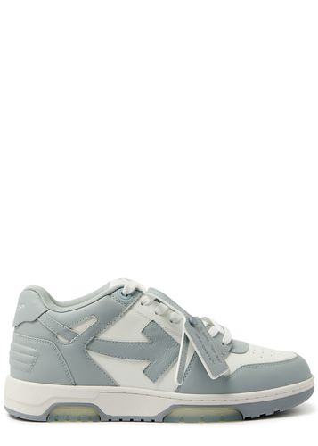 Out Of Office Leather Sneakers, Sneakers, , Lace-up - 11, off White Trainers, Mesh - Off-White - Modalova