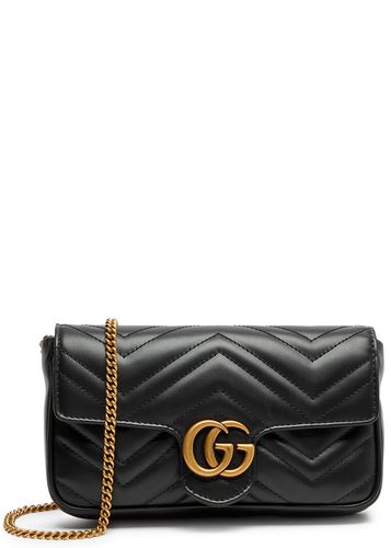 GG Marmont Leather Wallet on Chain, Leather Wallet - Gucci - Modalova