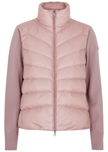 Quilted Shell and Wool Jacket - - M - Moncler - Modalova