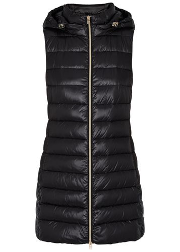 Serena Quilted Hooded Shell Gilet - - 10 - Herno - Modalova