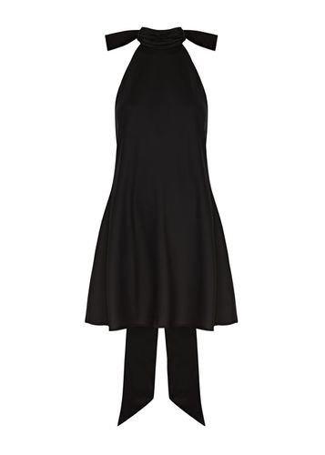 Rue Halterneck Satin Mini Dress - - XL - MISHA - Modalova