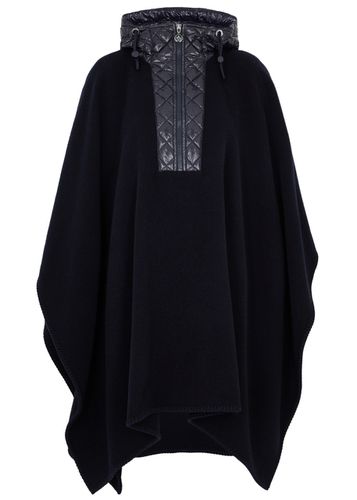 Hooded Wool Cape, Cape, Wool Cape, Whipstitch Trims - - One Size - Moncler - Modalova