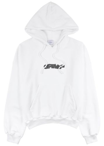 Logo-print Hooded Cotton Sweatshirt - - M - Off-White - Modalova