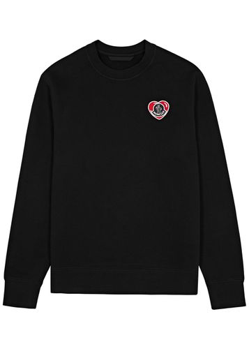 Logo-appliqué Cotton Sweatshirt - - L - Moncler - Modalova