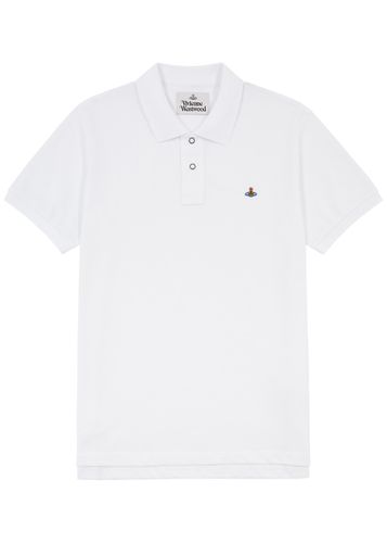 Logo-embroidered Piqué Cotton Polo Shirt - - M - Vivienne Westwood - Modalova